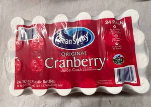 24 x 10 oz Bottles of Ocean Spray Cranberry