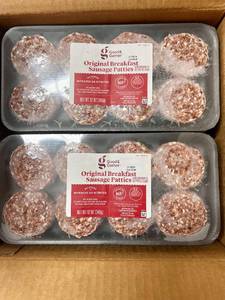 8 x 12 oz Packages of Original Breakfast Sausage Patties