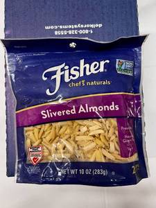 1 box of Slivered Almonds