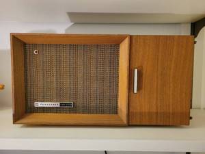Vintage 1960s Panasonic AM FM Radio RE-7487 WORKS Retro Mod Modern Mid Century