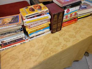 A group  lot of Cookbooks.