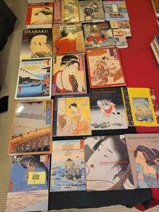 24 Japanese subject Art Books. Hiroshige, Utamo, Yoshitoshi, Sharaku, Ukiyo.