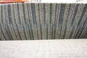 lot 10 image: 66-ft. Approx. Carpet Remnant Color-Tone Green Grey Beige Tan Blend