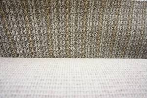 lot 12 image: 38-ft. Approx. Carpet Remnant Color-Tone Sage Green Grey Beige Tan Pattern