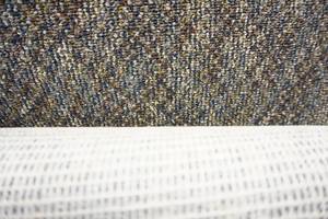 lot 19 image: 12 x 12 Approx. Carpet Remnant Color-Tone Sage Green Brown Blue Grey Blend