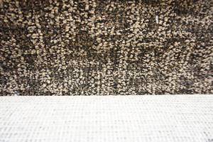 lot 29 image: 12-ft. Approx. Carpet Remnant Color Brown Sage Beige Tone-Chocolate Balle