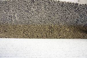 lot 34 image: 10-ft. Approx. Carpet Remnant Color Tan Beige Grey-Tones
