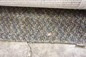 lot 36 image: 6-ft. Approx. Carpet Remnant Color Grey-Tone Multi-Color Blend