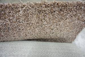 lot 83 image: 14-ft. Approx. Carpet Remnant Color-Tone Tan