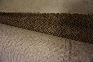 lot 144 image: Carpet Remnant Color Earth-Tones...