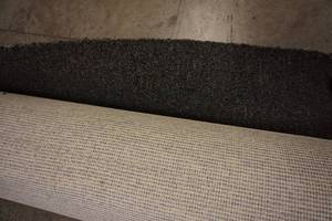 lot 145 image: Carpet Remnant Color-Tone Brown Domino...