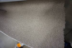 lot 150 image: LARGE Carpet Remnant Color-Tone Tan-Made in Turkey