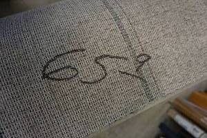 lot 151 image: LARGE Berber-Style Carpet Remnant Color Earth-Tone...