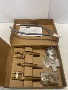lot 2 image: MOEN 4793 2-Handle 3-Hole Roman Tub Adjustable Rough-In Valve - 12 in. CPVC PEX Connection ($126 Retail Value)