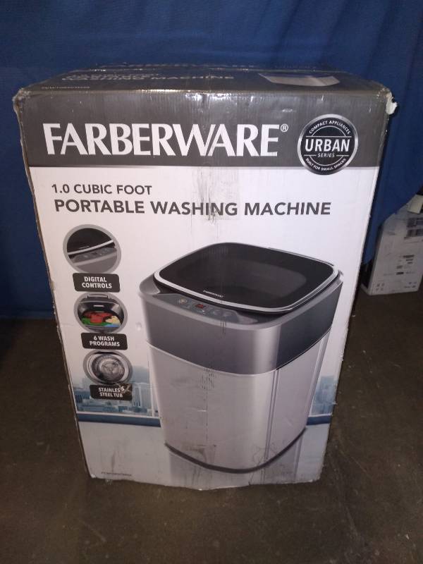 New Farberware Urban Living 1.0 Cu. Ft. Portable Clothes Washer
