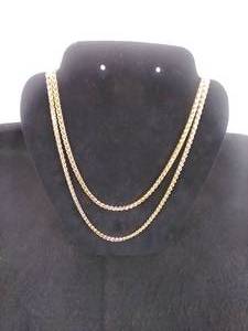 New Pair of New Gold-Tone Necklaces