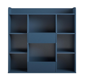 New Ameriwood Home Nathan Kids Large Toy Storage Bookcase - Navy Blue