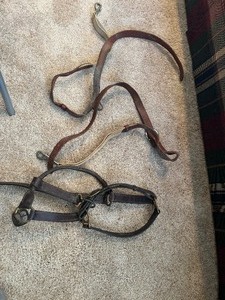 lot 31 image: Vintage Leather Halter And Reins