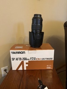 lot 18 image: Tamron SP AF70-200 MM F2.8 DI LD (IF)MACRO  Lense For Nikon