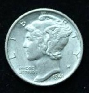 Nice Higher Grade 1941-D Mercury Dime