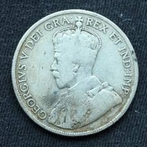1918 Newfoundland 50c Coin