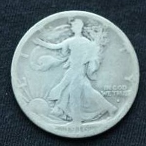 1916 (First Year) Walking Liberty Half Dollar