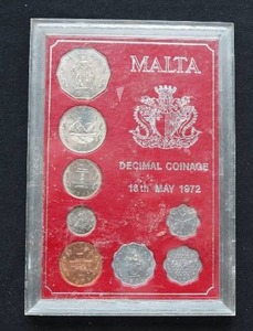 1972 Malta Uncirculated Coin Set