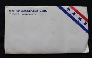 1982 7 Coin Uncirculated Penny Set