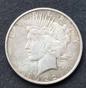 1922-D Peace Dollar