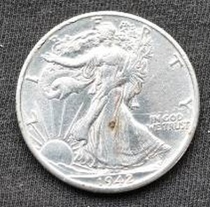 1942-D Walking Liberty Half Dollar