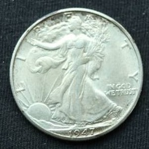 1947-D Walking Liberty Half Dollar