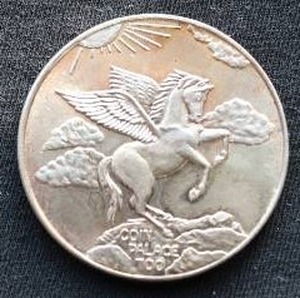 Pegasus 1 Oz. Silver Round