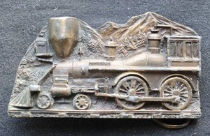 1977 Capt. Hawks Sky Patrol Locomotive Belt Buckle