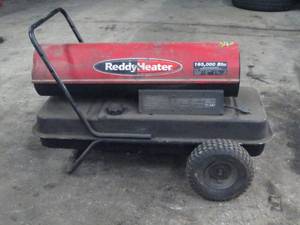 lot 48 image: Reddy Heater 165,000 BTU Kerosene Torpedo Heater