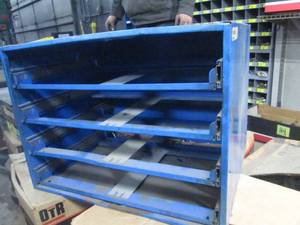 lot 188 image: Imperial Steel Sliding 4 Drawer Rack
