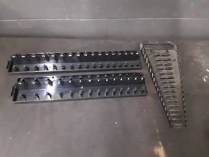lot 79 image: 12 SAE, Metric Socket Trays and 1 Wrench Tray