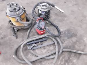 lot 81 image: Shop-vac 6g, Hyper Tough 1.5g and Snowjoe Ash Vacuum