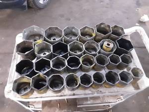 lot 104 image: Assorted Axle Nut Sockets (up to 5 14)