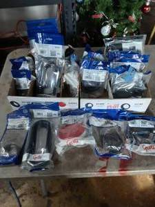 lot 219 image: 3 Round LED Tail Lamps and 24 Rubber Gromets