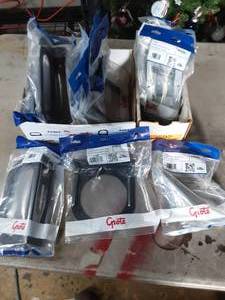 lot 220 image: Assortment of Oval and Round Mounting Brackets