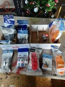 lot 221 image: Assortment of Mounting Brackets, LED Marker Lamps (22pc)