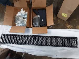 lot 240 image: Luverne Rear GRIP STEP for 2007-2022 sprinter van with hardware (missing 1 mounting bracket)