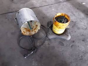 lot 314 image: Grease Pump on Roller Cart