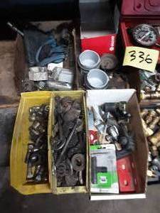 lot 336 image: Assorted Gauges Matco, Brass Fittings and More