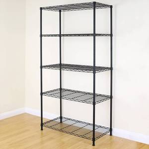 lot 427 image: NSF Black HDX 5 Shelf Wire Rack 36x16x72 Metro Rack