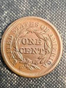 lot 07A image: 1851 US LARGE CENT