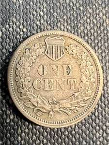 lot 10A image: 1862 US INDIAN HEAD CENT