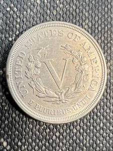 lot 22A image: 1883 NO CENTS US LIBERTY NICKEL MS64