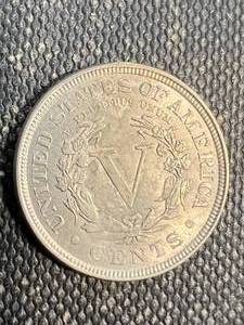 lot 23A image: 1906 US LIBERTY NICKEL AU58
