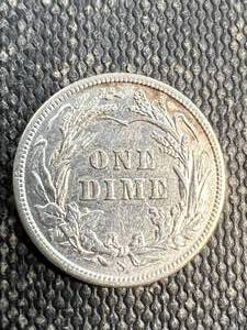 lot 31A image: 1908 US BARBER DIME UNC